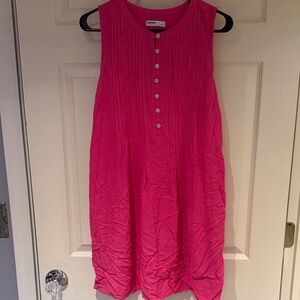 Sonoma Fuchsia Button-Front Top